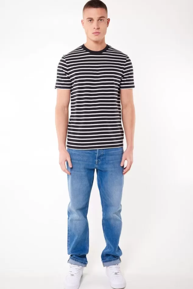 T-shirts & Polo's<America Today Basic T-shirt Eric Black/white | White/blue | Offwhite | White/green