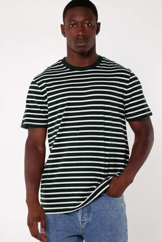 T-shirts & Polo's<America Today Basic T-shirt Eric Black/white | White/blue | Offwhite | White/green
