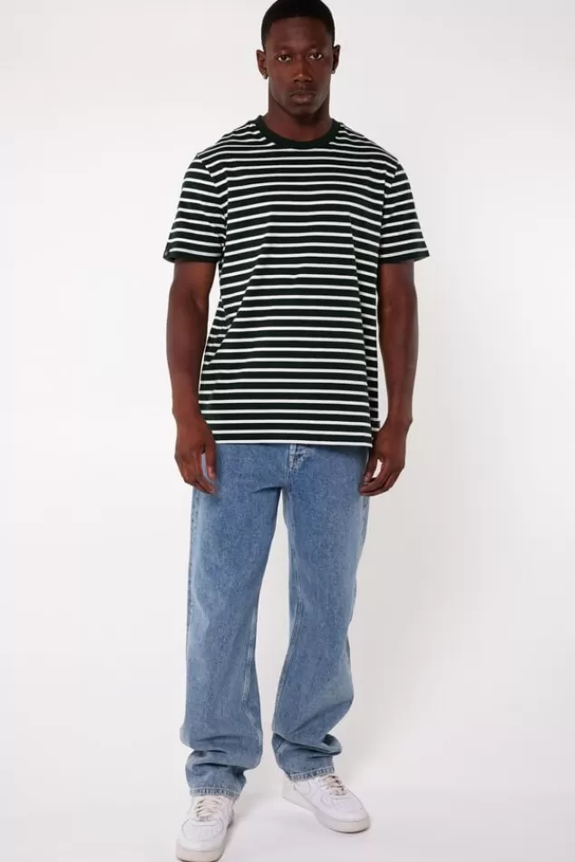 T-shirts & Polo's<America Today Basic T-shirt Eric Black/white | White/blue | Offwhite | White/green