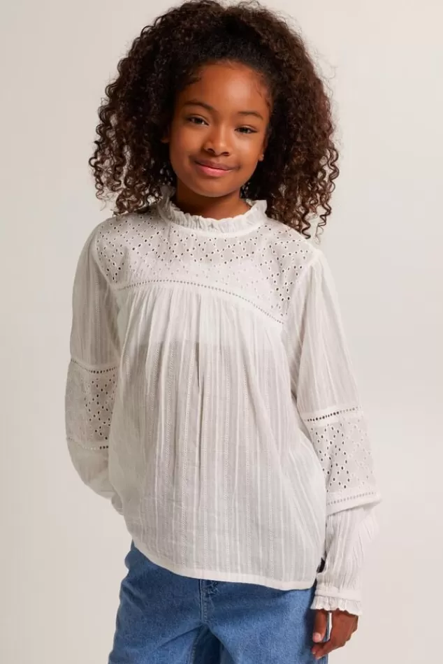 Blouses<America Today Blouse Bodil jr Lilac/purple | Offwhite