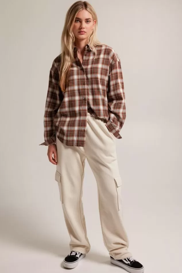 Blouses<America Today Blouse Brendy Brown/white