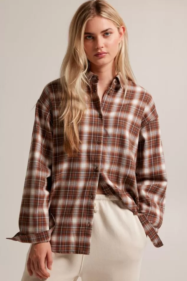Blouses<America Today Blouse Brendy Brown/white