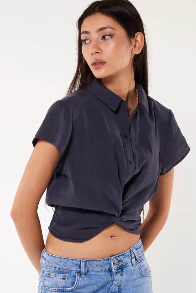 Blouses<America Today Blouse Illana Anthra | Kit
