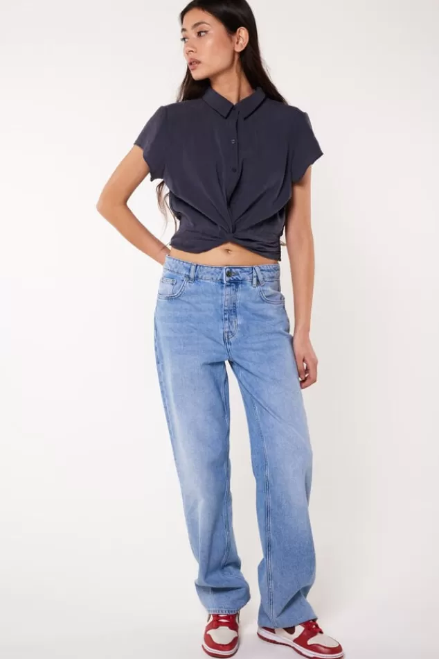 Blouses<America Today Blouse Illana Anthra | Kit