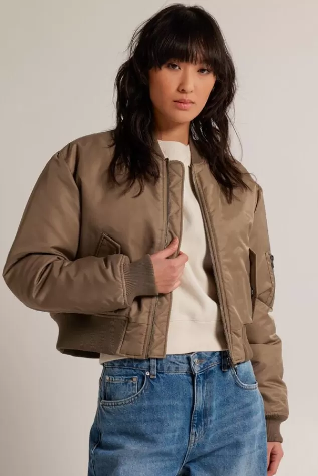 Varsity jackets | Jassen<America Today Bomberjack Jordyn Darkblue | Khaki | Army