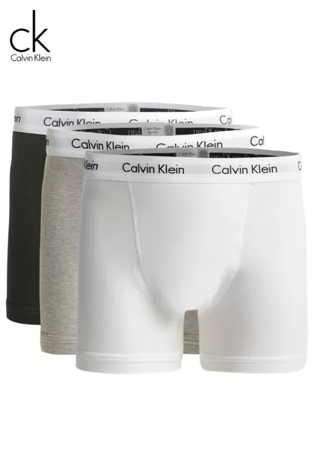 Calvin Klein | Ondergoed & Lounge<America Today Boxershort Calvin Klein 3-pack Greymelange | White