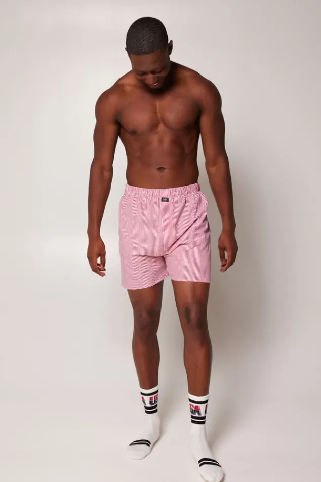 Ondergoed & Lounge<America Today Boxershort Thomas Navy/white | White/red | Blue/navy | Stripe
