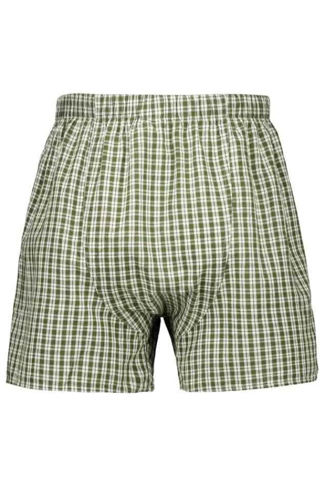 Ondergoed & Lounge<America Today Boxershort Thomas White/green | Olive