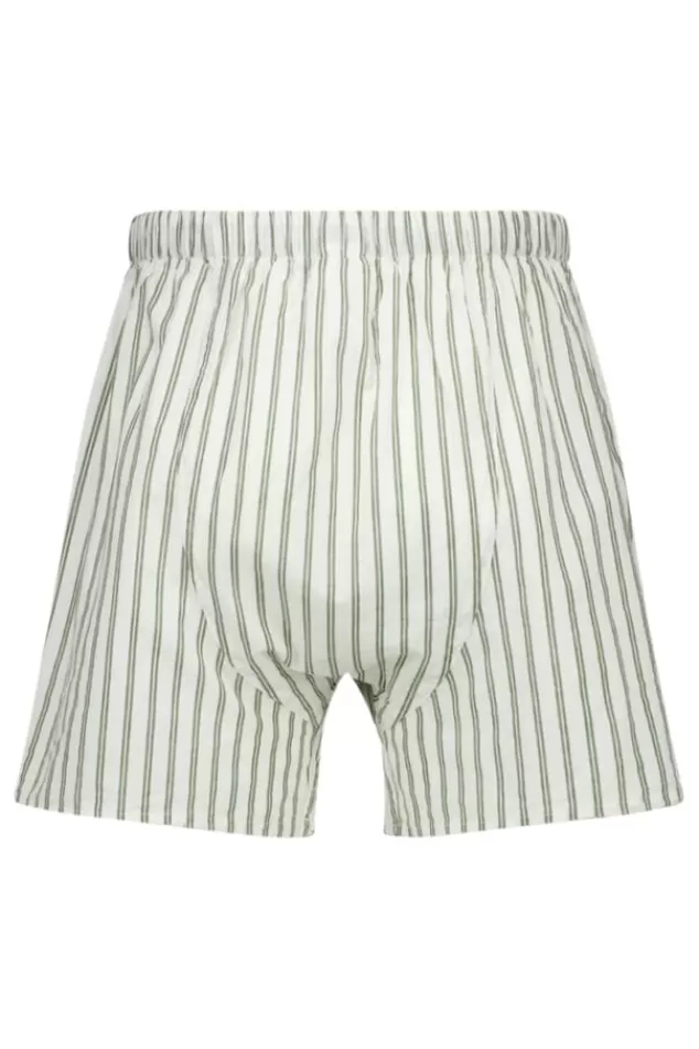 Ondergoed & Lounge<America Today Boxershort Thomas White/green | Olive