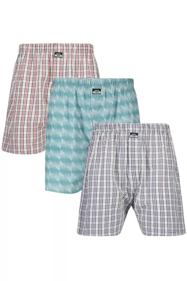 Ondergoed & Lounge<America Today Boxershort Thomas 3P Special | Blue/white