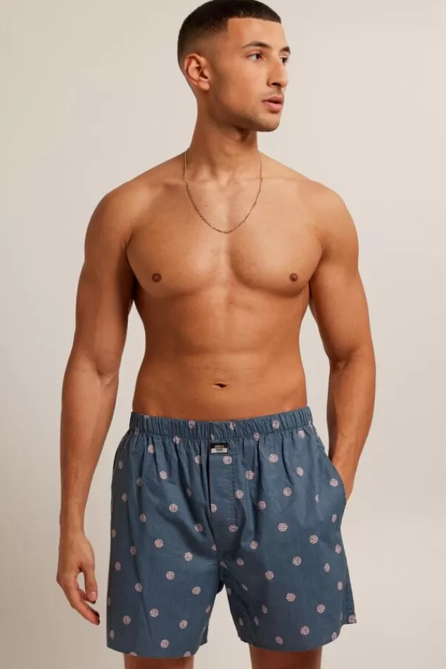 Ondergoed & Lounge<America Today Boxershort Thomas P Sky | Frenchblue