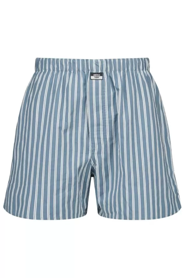 Ondergoed & Lounge<America Today Boxershort Thomas P Sky | Frenchblue
