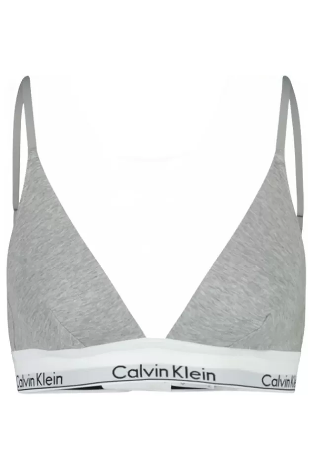 Calvin Klein | Ondergoed & Lounge<America Today Bralette Calvin Klein triangle Black | Greymelange