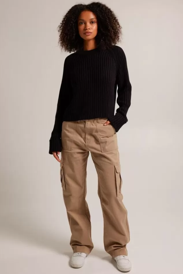 Broeken<America Today Broek Paloma Black | Lightkhaki | Army