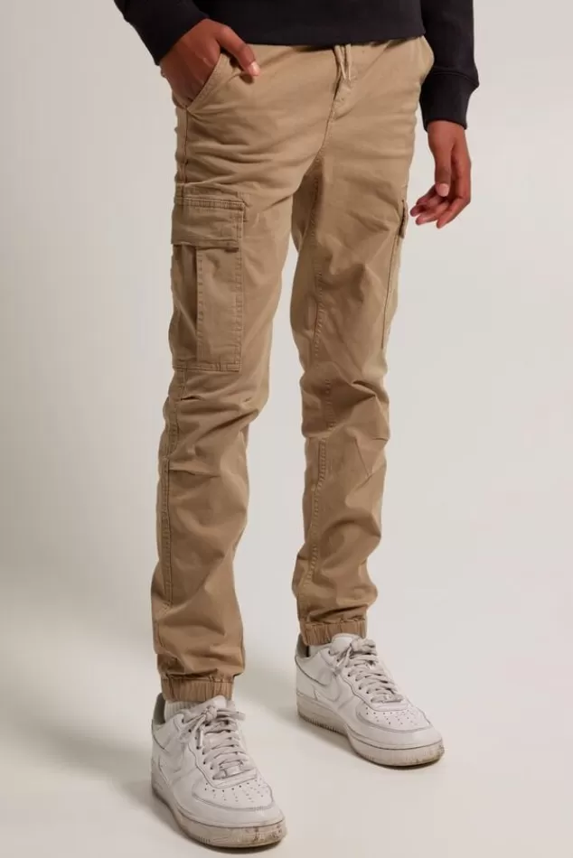 Broeken<America Today Broek Pharrell JR Black | Khaki | Softgreen