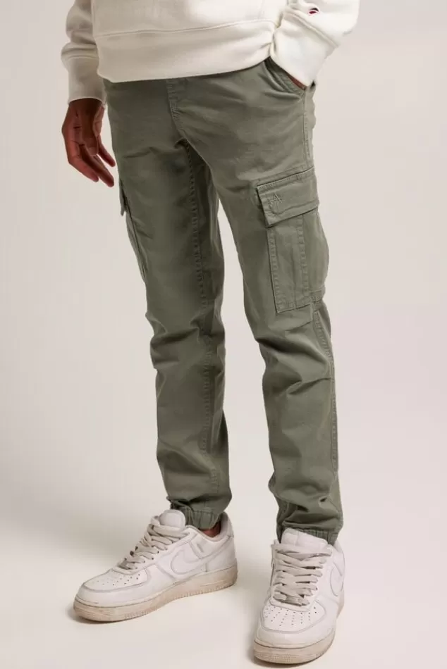 Broeken<America Today Broek Pharrell JR Black | Khaki | Softgreen