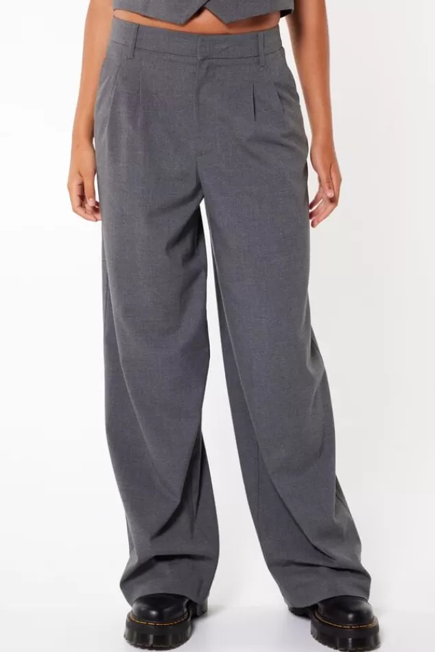 Broeken<America Today Broek Philly Black | Darkgreymelange | Black