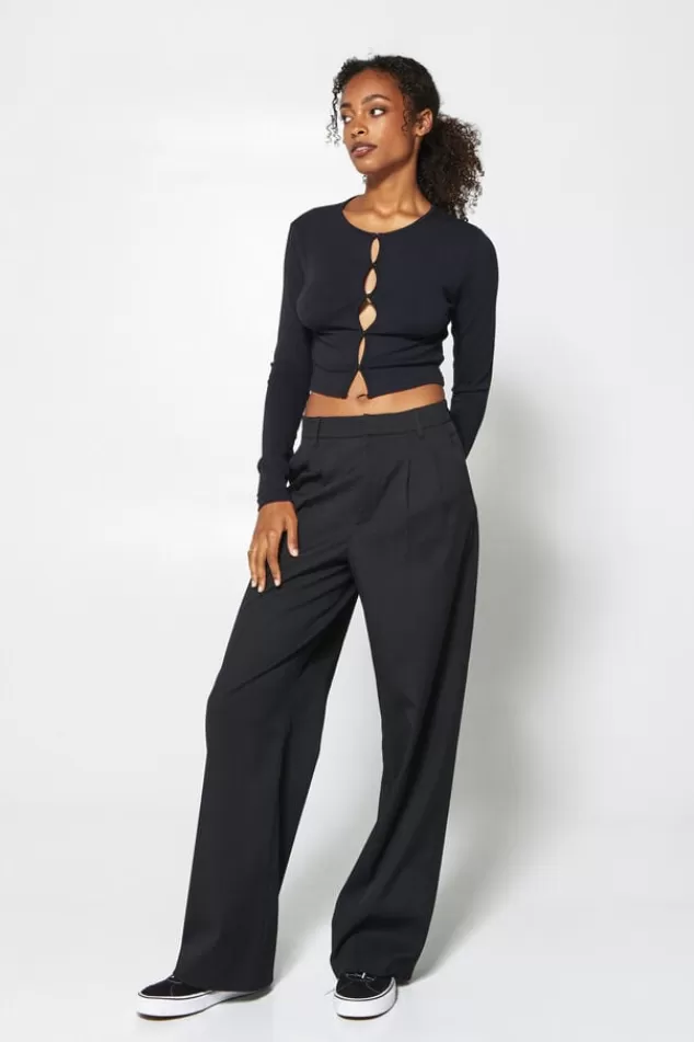 Broeken<America Today Broek Philly Black | Darkgreymelange | Black