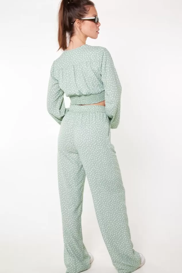 Broeken<America Today Broek Pixie Multicolour | Sage