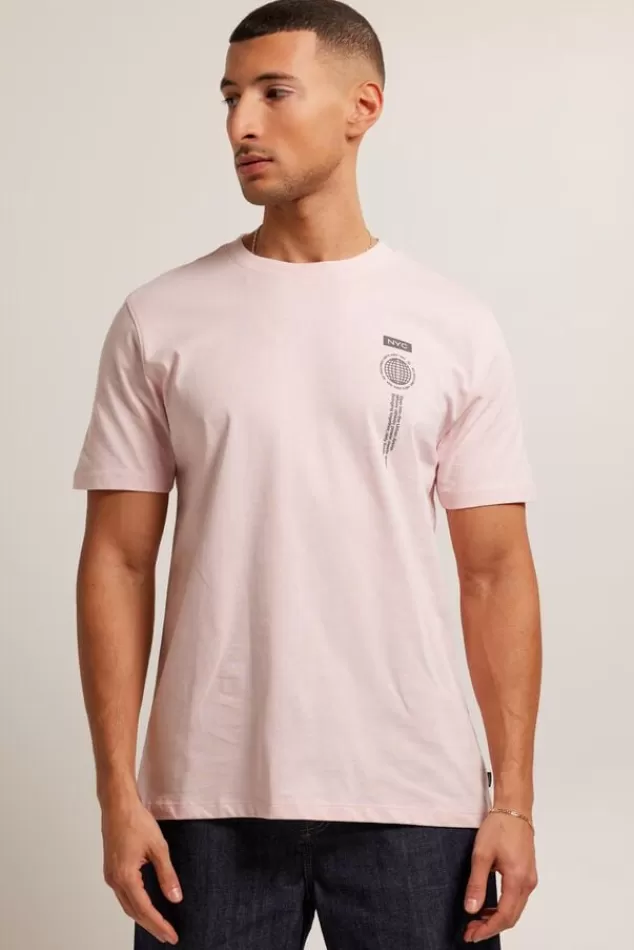 T-shirts & Polo's<America Today Emory Lightpink | Washedblack | Kit