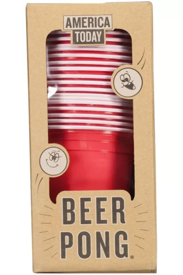 Accessoires | Accessoires<America Today Gift Beerpong Red