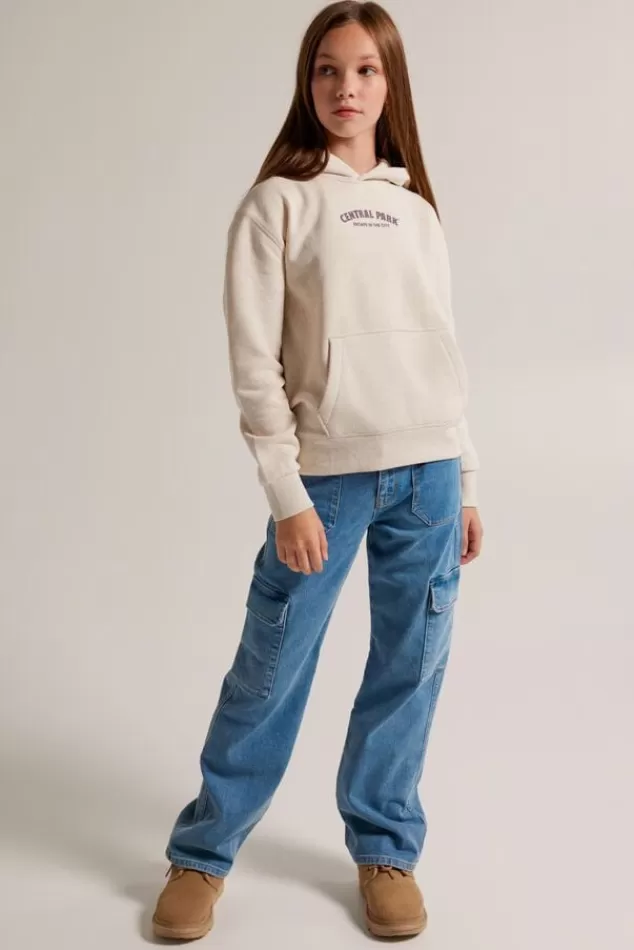 Truien & Vesten | Sweaters & hoodies<America Today Hoodie Sally JR Oatmeal