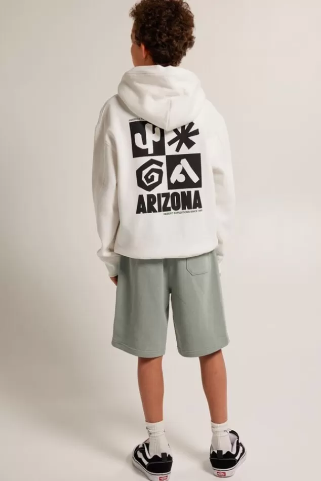 Truien & Vesten<America Today Hoodie Sky Hood jr Offwhite
