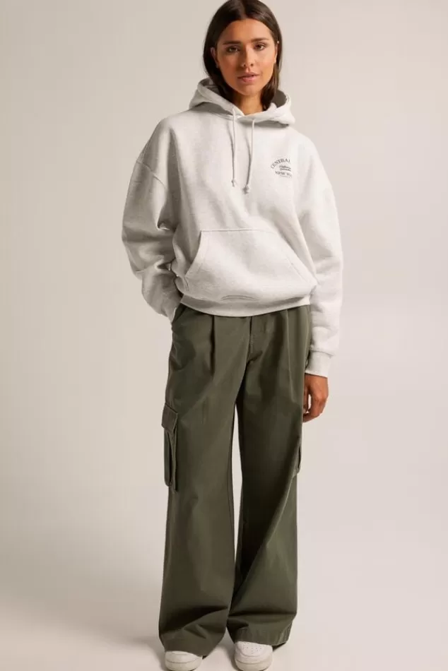 Truien & Vesten | Sweaters & hoodies<America Today Hoodie Sol Lightgreymelange | Washedblack