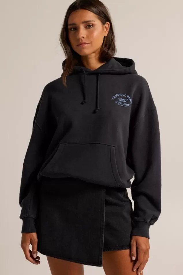 Truien & Vesten | Sweaters & hoodies<America Today Hoodie Sol Lightgreymelange | Washedblack