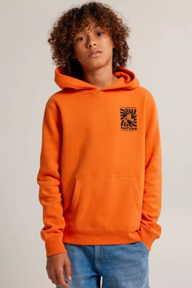Truien & Vesten | Sweaters & hoodies<America Today Hoodie Stern hood JR Orange