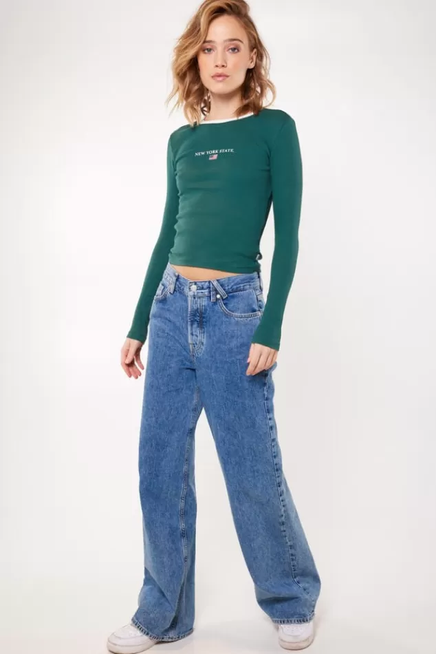 Jeans<America Today Jeans Olivia Lightningindigo
