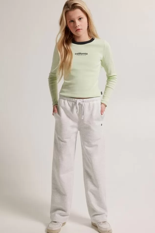 Broeken | Joggingbroeken<America Today Joggingbroek Cami JR Lightgreymelange