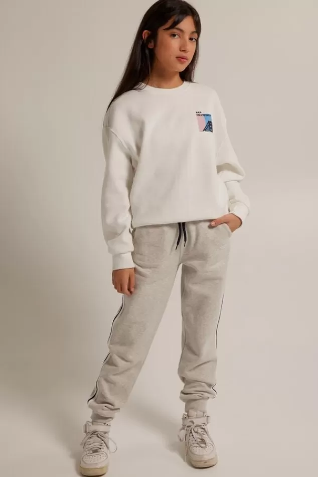 Broeken | Joggingbroeken<America Today Joggingbroek Carly JR Midnight | Midgreymelange | Babyblue