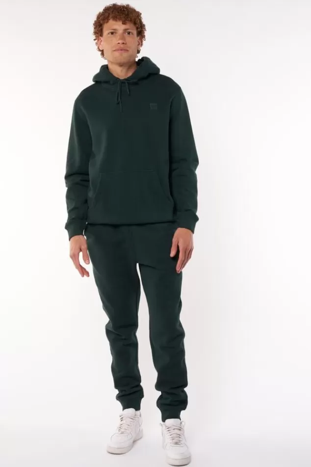 Broeken | Joggingbroeken<America Today Joggingbroek Chance Black | Darkblue | Lightgreymelange