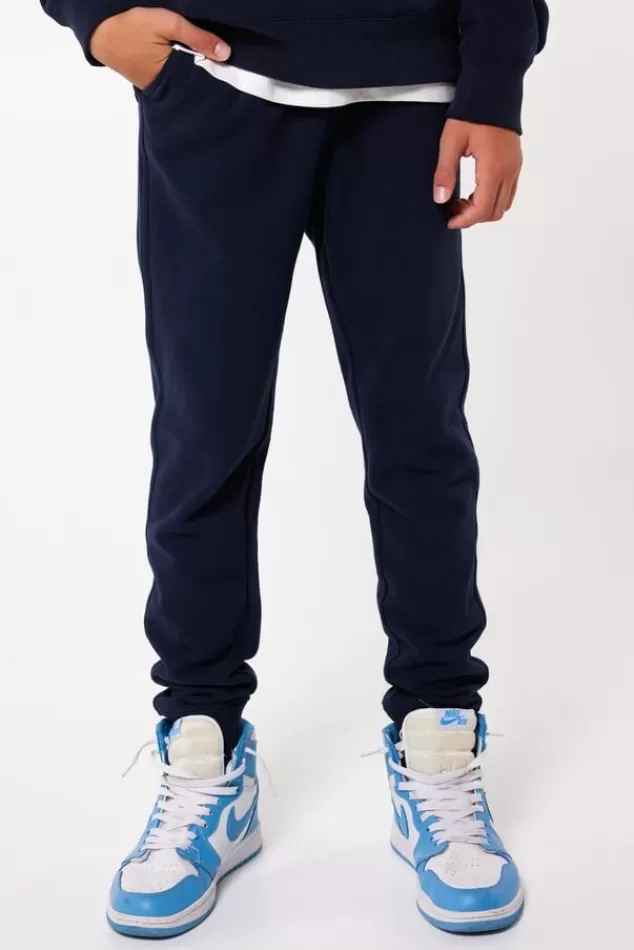 Broeken | Joggingbroeken<America Today Joggingbroek Chance JR Black | Darkblue | Lightgreymelange