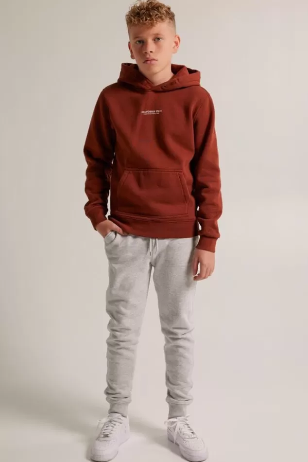 Broeken | Joggingbroeken<America Today Joggingbroek Chance JR Black | Darkblue | Lightgreymelange