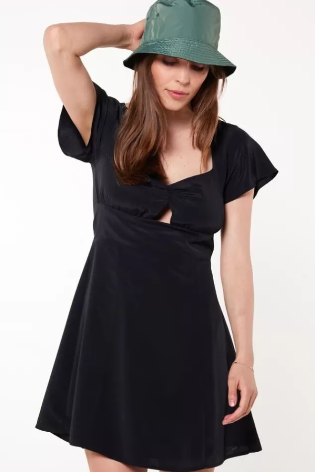 Jurken<America Today Jurk Dawn Flowerblack | Black