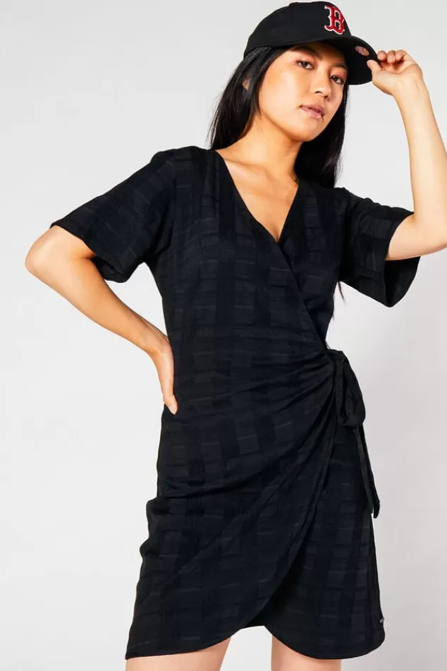 Jurken<America Today Jurk Dee White/brown | Black