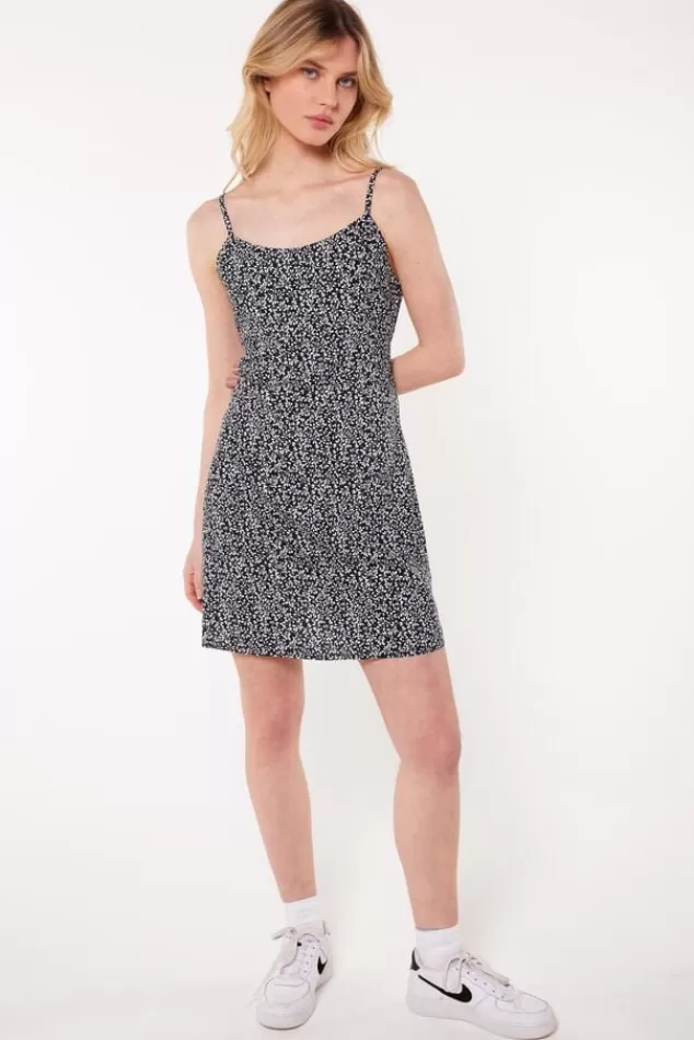 Jurken<America Today Jurk Diana Black/white | Babyblue | Softgreen