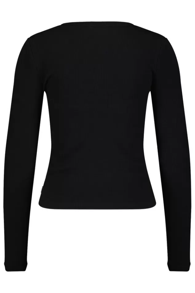 Pyjama | Ondergoed & Lounge<America Today Longsleeve Leticia Black
