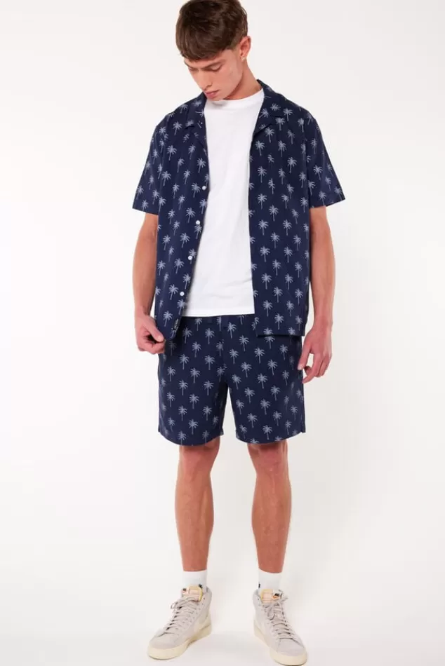 Overhemden | T-shirts & Polo's<America Today Overhemd Isley Grey | Deepblue | Beige