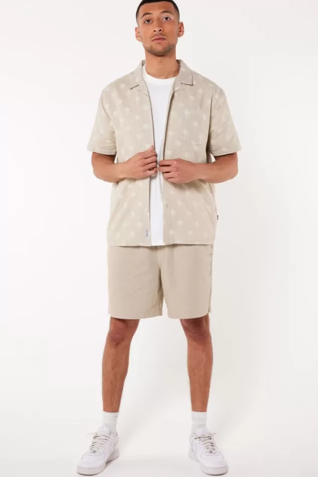 Overhemden | T-shirts & Polo's<America Today Overhemd Isley Grey | Deepblue | Beige