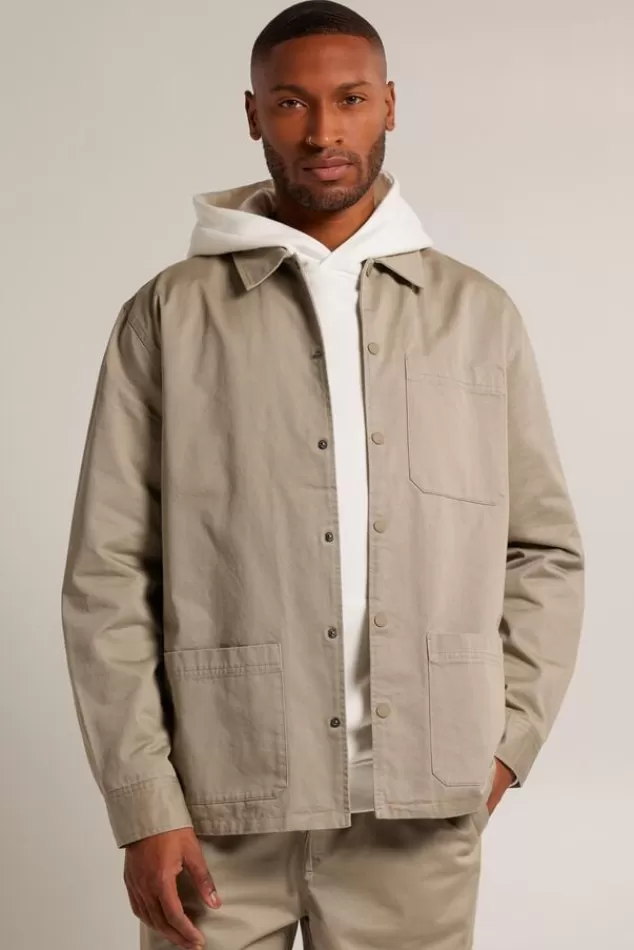 Overhemden<America Today Overshirt Heston Darkblue | Sand