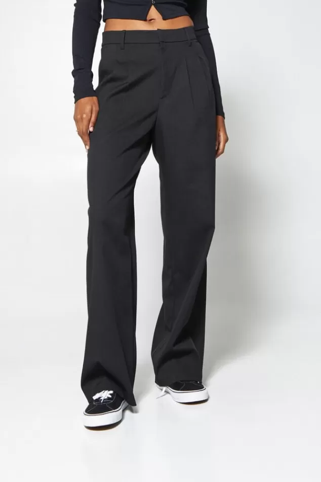 Broeken<America Today Pantalon Philly Black | Black | Darkgreymelange