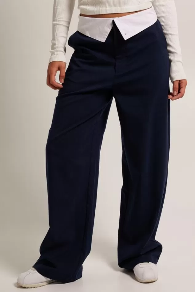 Broeken<America Today Pascal Navy | Sand