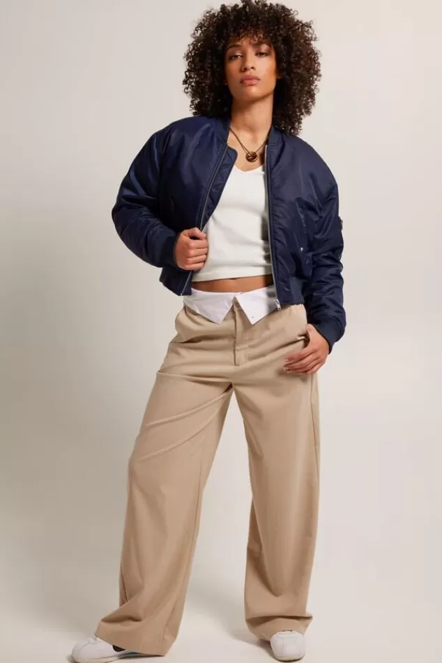 Broeken<America Today Pascal Navy | Sand