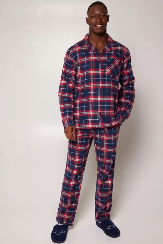 Ondergoed & Lounge | Pyjama<America Today Pyjama Nathan shirt Red/navy