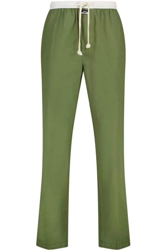 Ondergoed & Lounge<America Today Pyjamabroek Lake Blue/white | Army/white | White/blue | Army