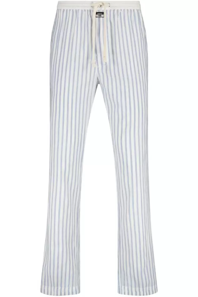 Ondergoed & Lounge<America Today Pyjamabroek Lake Blue/white | Army/white | White/blue | Army