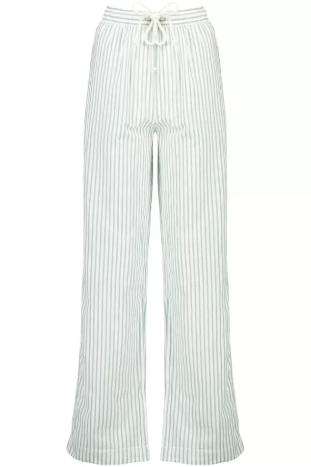Pyjama | Ondergoed & Lounge<America Today Pyjamabroek Loyce White/green